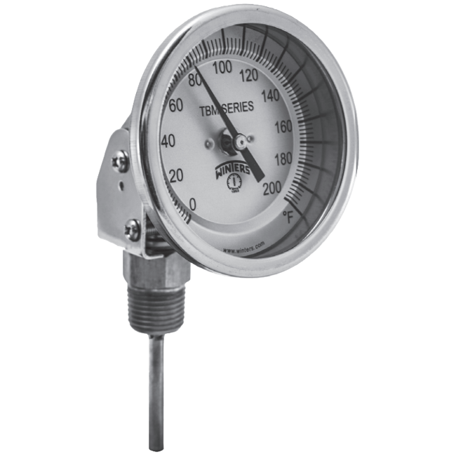 Winters Instruments Bi-Metal Thermometer, TBM